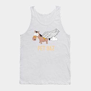 Pegasus Pet Gaz Funny French Pun About Farts Tank Top